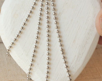 8m Ball chain 2mm gold plated FS394