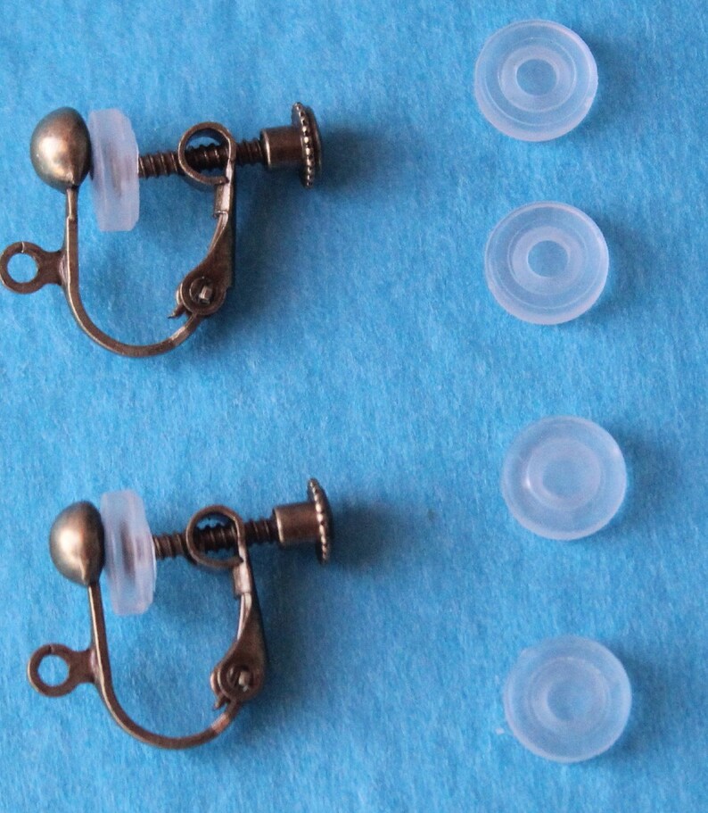 Screw Clip on earring pads ONLY THE PADS clip earring comfort Etsy