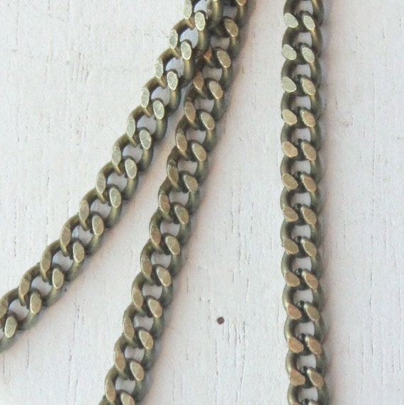 Mens chain Brass chain necklace choose 14 inch 36 inch Etsy