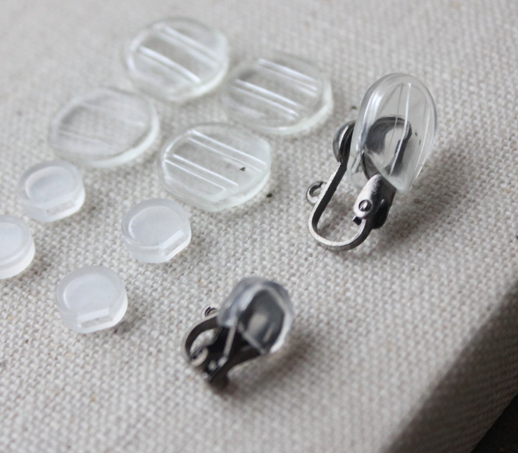 Silicone clip on earrings Clearance