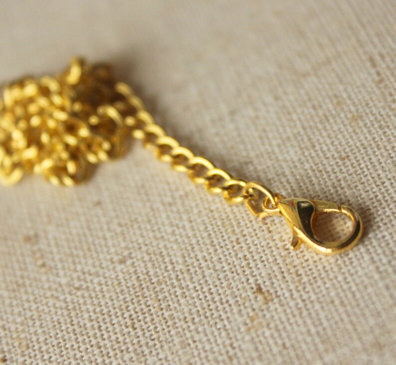 Gold necklace extender chain choose 2 10 inch / 5 25.5cm Etsy