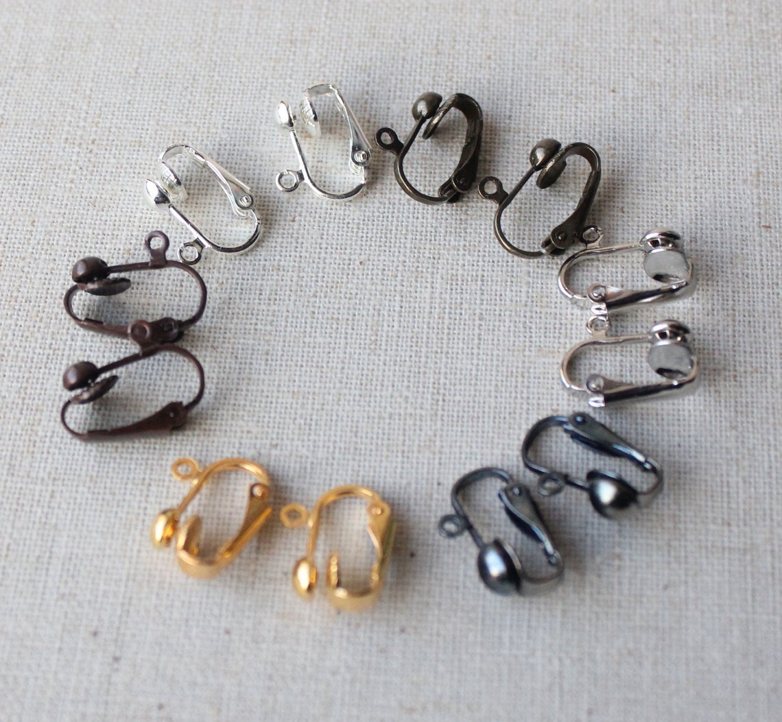 Clip ON earring converter convert DANGLE earrings to clips Etsy