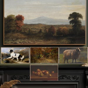 Frame TV Art Autumnal Fall Thanksgiving: Cozy Fall Digital Download (Set of 5) image 1