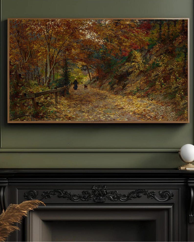 Frame TV Art Autumnal Fall Thanksgiving: Cozy Fall Digital Download (Set of 5) image 3