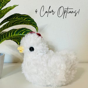 Crochet Fluffy Chicken