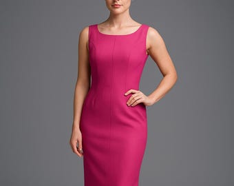 Pencil  Evening Dress Sewing Pattern (PDF Digital Pattern)