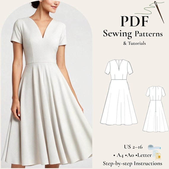 midi dress sewing pattern free 12 Free Dress Sewing Patterns for Women