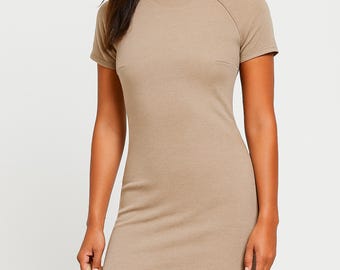 fitted t shirt dress pattern Nona T-shirt Dress