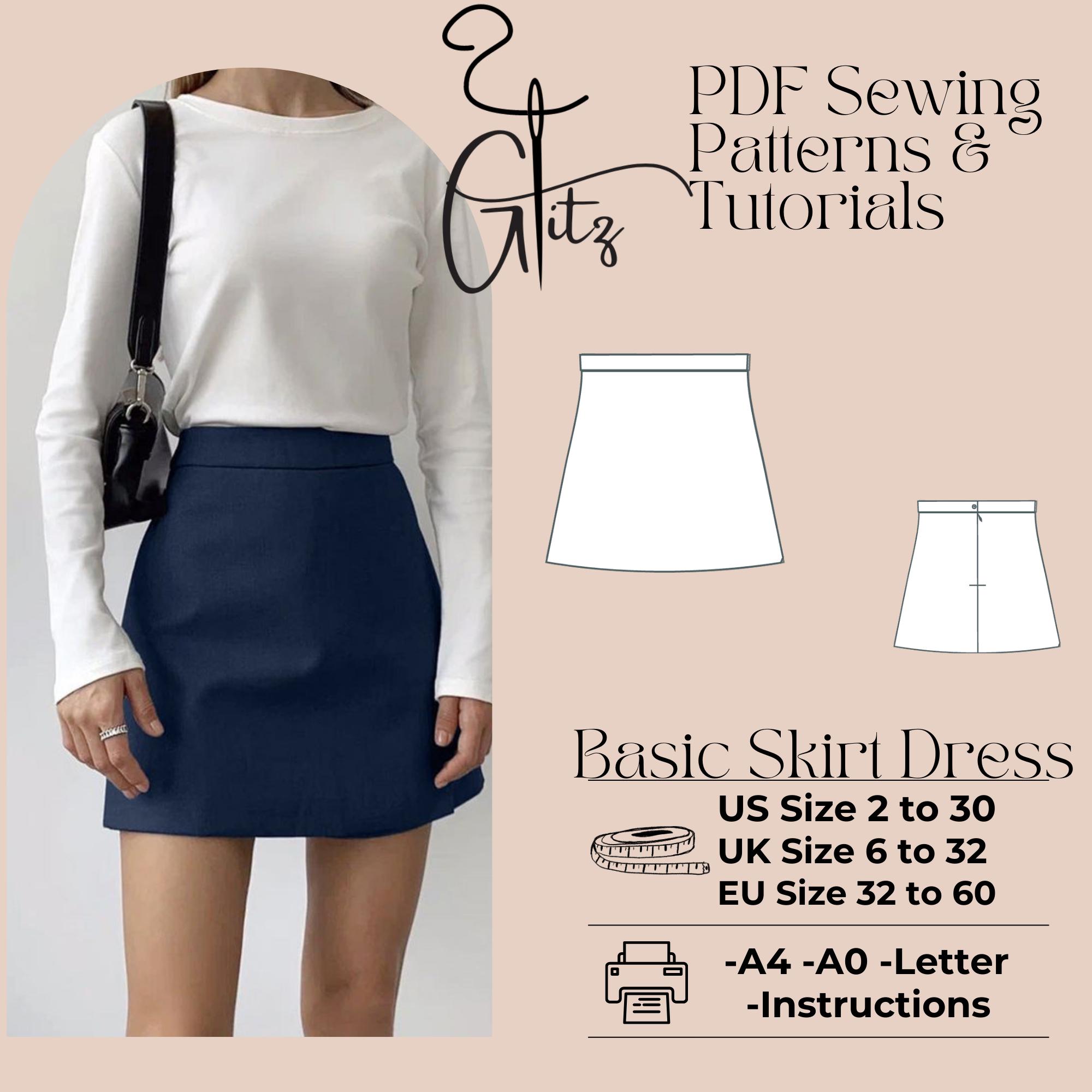 mini pencil skirt pattern