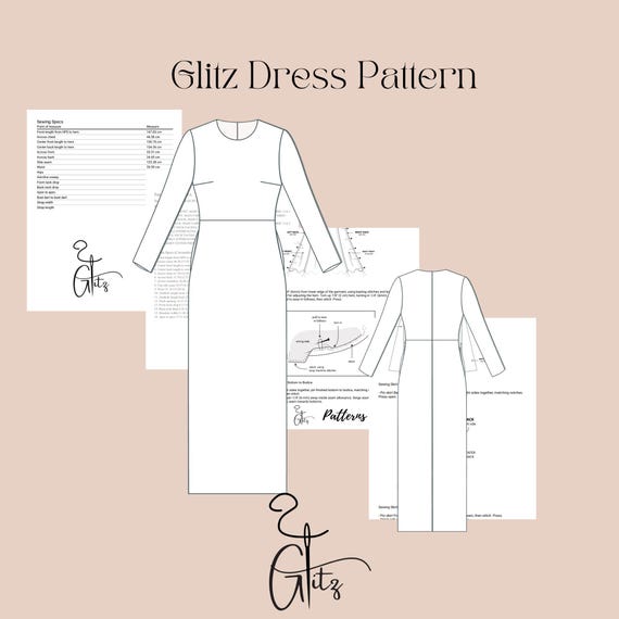 knee length dresses for ladies Plus Size Long Sleeve Midi Dress with Pockets for Wedding Guests & Holiday  Events main image 1
