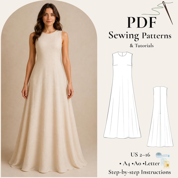 knee length dresses for ladies Southport Dress Pattern – gather here online main image 1