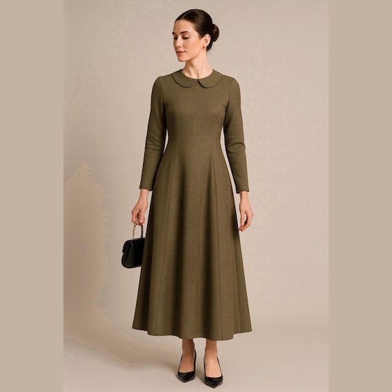 navy blue long dresses with sleeves Lady Black Tie - Novalee Gown - Navy - Hot Stone Dress With Lace Up Back