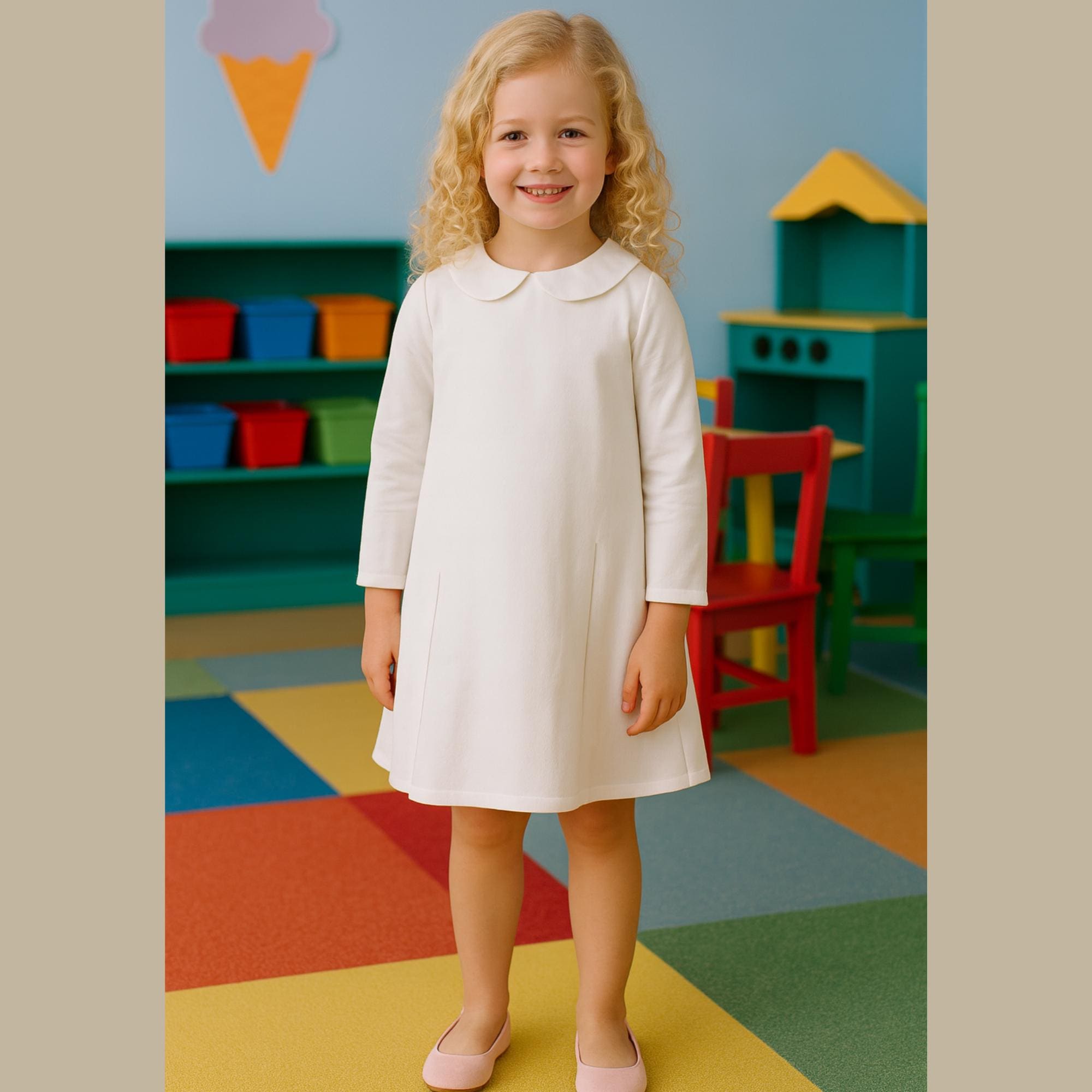 best selling midi dress Lefka Midi Dress White — Midi Dresses