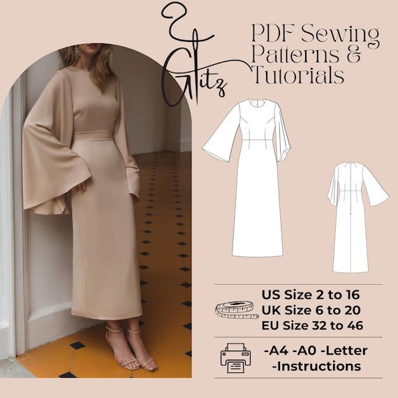 evening dress sewing patterns uk Sewing Patterns