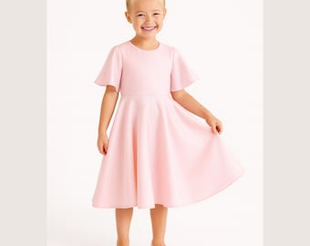 Flower Girl Dress Sewing Pattern, Kids Christening Gown (PDF Pattern)