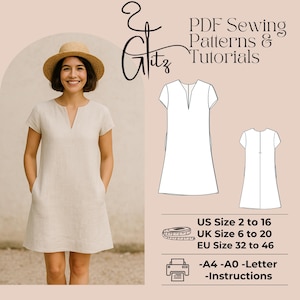 French Linen Dress - Etsy UK