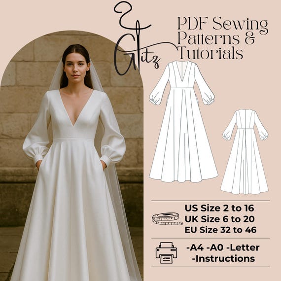 chinese dress ladies Bell Sleeve Maxi & Mini Dress Sewing Pattern  Rosys Patterns