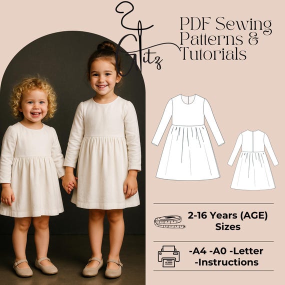 white christmas dresses Vintage Dress with Corset Belt Sewing Pattern
