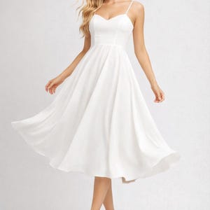 Elsa Midi Dress Sewing Pattern, Bridal Gown (PDF Pattern)