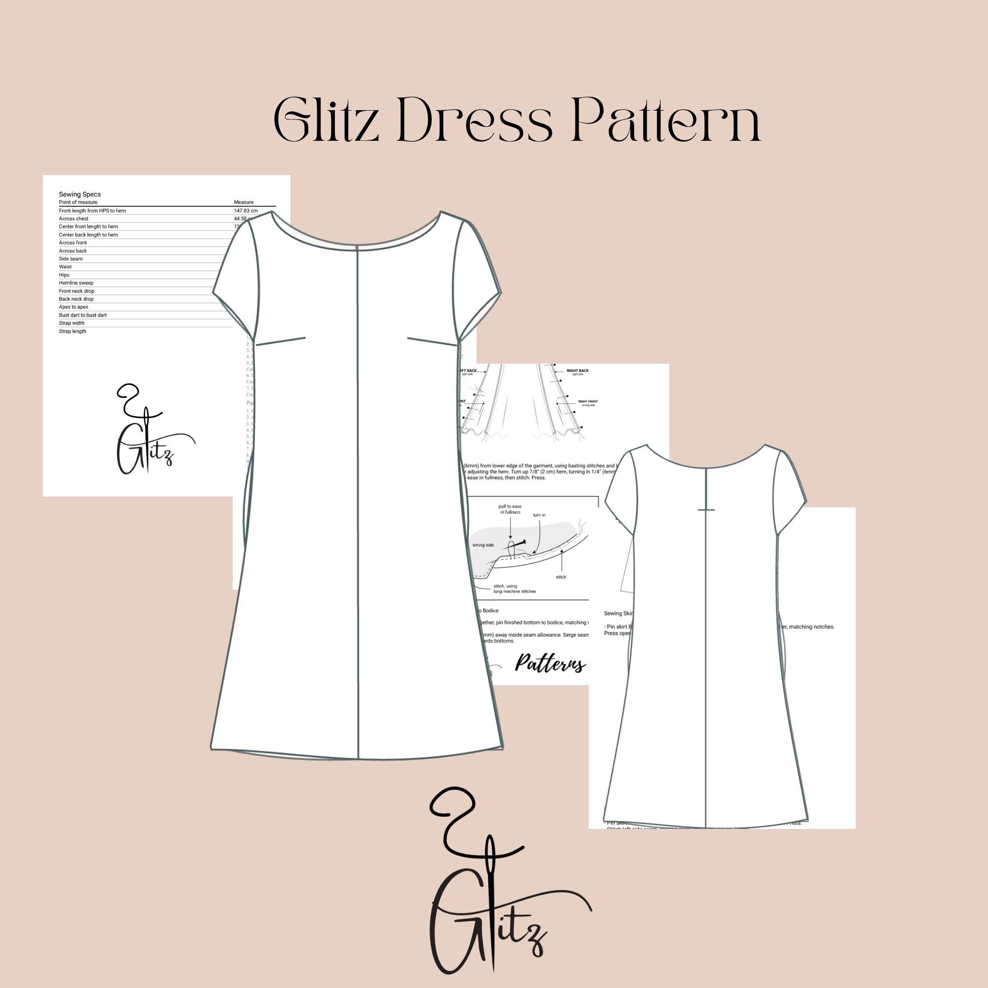 knee length dresses for ladies The Kantha Stitch A-Line Dress