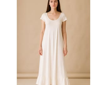 Cottagecore Nachthemd Schnittmuster, Renaissance Chemise Kleid (PDF-Muster)