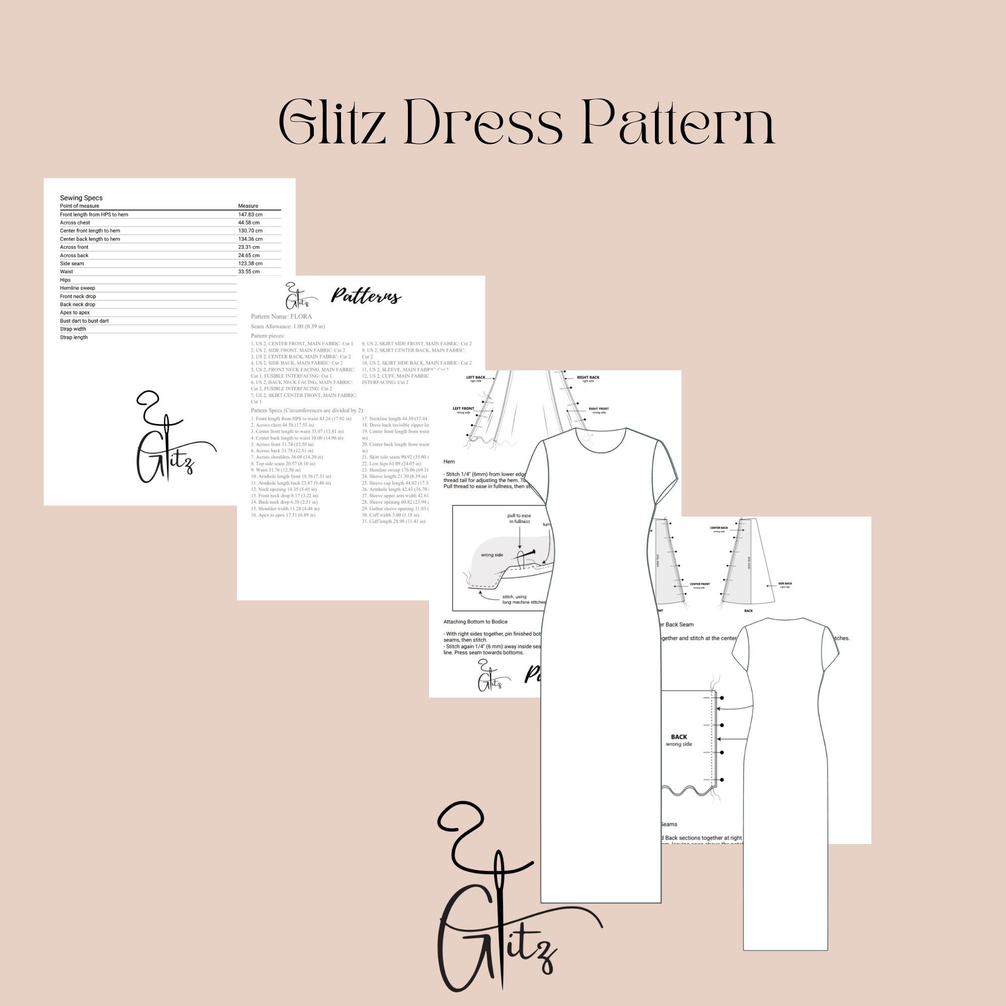 Long Bodycon Dress Sewing Pattern, Beginner Friendly (PDF Pattern) - Etsy Long Bodycon Dress Sewing Pattern, Beginner Friendly (PDF Pattern) - Etsy