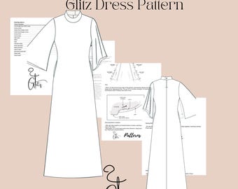 slim fit dress slacks 1950's Vogue Special Design Fit and Flare Godet Skirt Dress Pattern main image 1