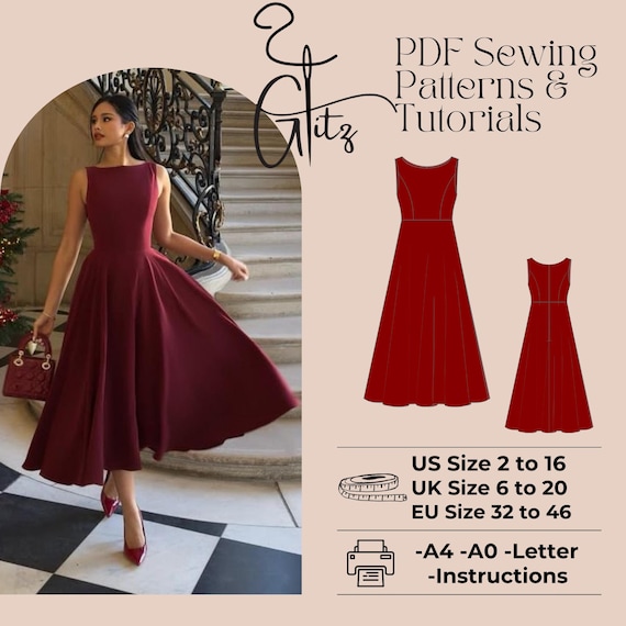 green emerald velvet dress Pattern Tour E50-3818, 1956 Mermaid Evening Dress & Coat – EvaDress Patterns main image 0
