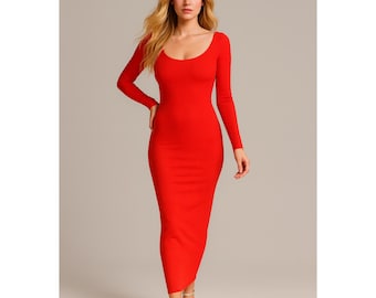 long dress with sleeves pattern Magnolia Dress Pattern