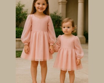 Girls Tulle Dress Sewing Pattern: Birthday, Flower Girl (PDF Pattern)