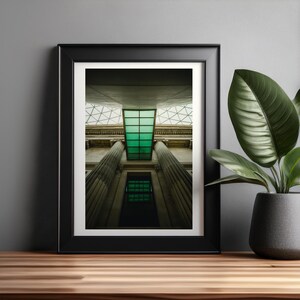 Glass Bridge - Colour fine art photography print. Architectural detail, abstract image. Wall art, photo image for home or office.