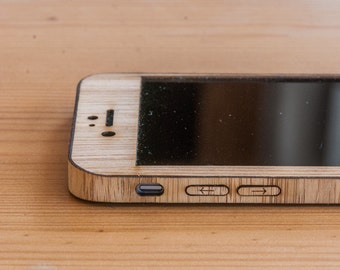 Etui bambusowe na iPhone'a 8, iPhone'a 7 - prawdziwe drewniane etui na iPhone'a 7 - klasyczny styl - dostępne w drewnie bambusowym, orzechowym, mahoniowym, tekowym, klonowym i innych!