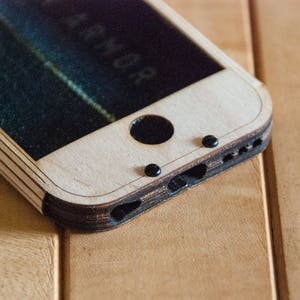 Maple Wood iPhone 7 Case - NEW! - Wood iPhone 6S Case / Wooden iPhone 6 Case - Available in Bamboo, Maple, Teak, Wenge, Walnut & more!