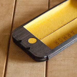 Wenge Wood iPhone 7 Case - NEW! - Wooden iPhone 6S Case / Wood iPhone 6 Case - Available in Bamboo, Maple, Teak, Wenge, Walnut & more!