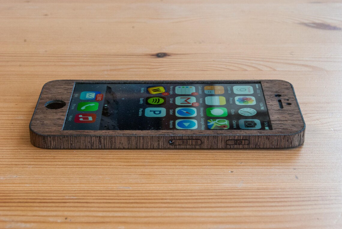 Wenge Iphone 8 Wrap Real Wood Iphone 8 Case Classic Style Etsy