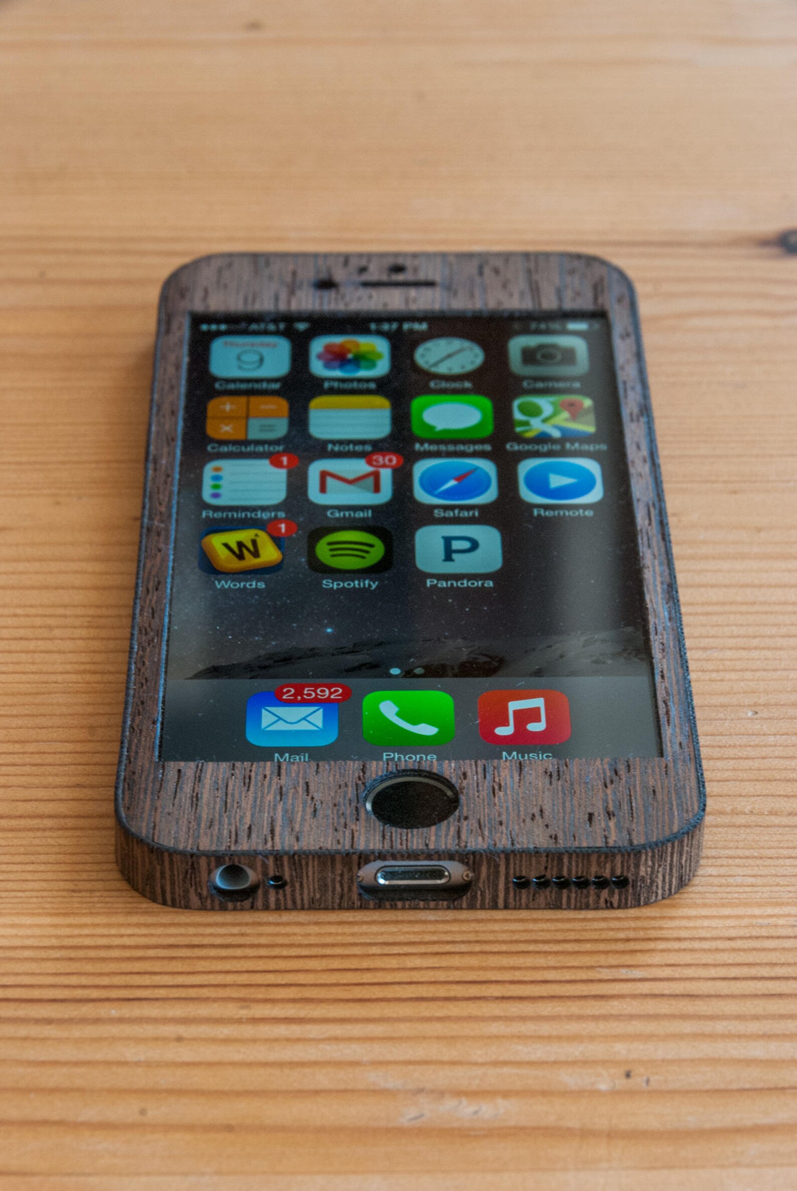Wenge Iphone 7 Wrap Real Wood Iphone 7 Case Classic Style Etsy