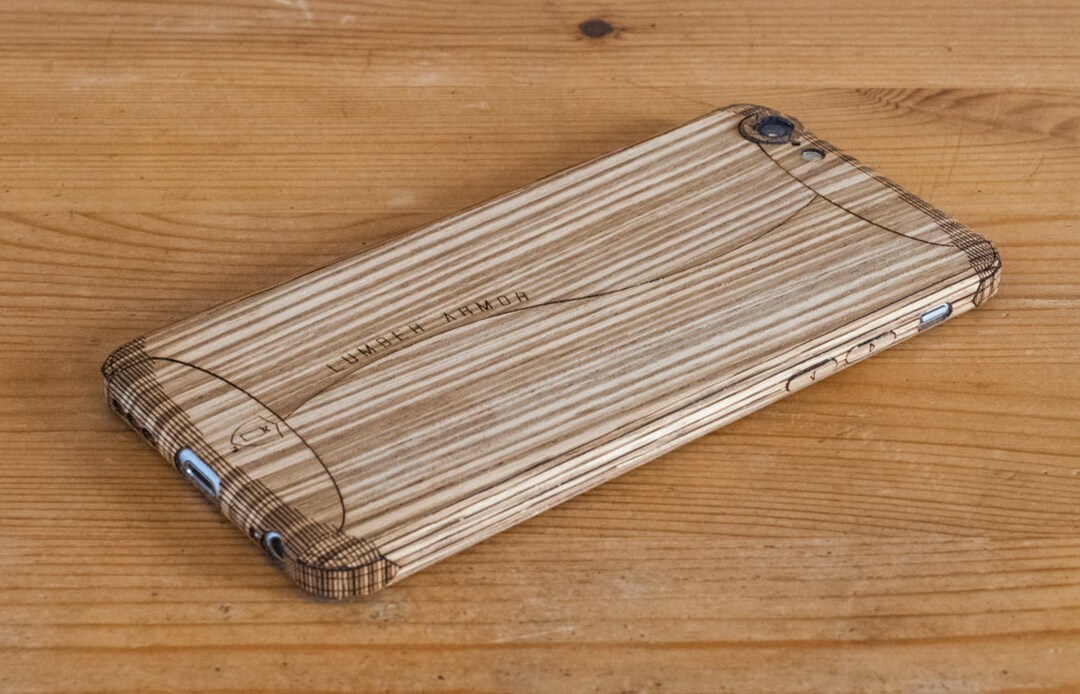Zebrawood iPhone 8 Case - Real Wood Wrap for iPhone 7, iPhone 6S ...
