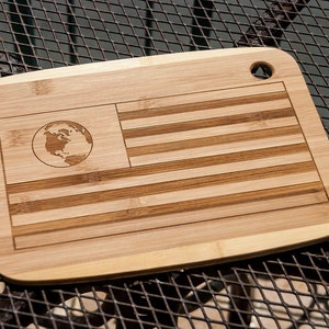 Laser-Engraved Bamboo Cutting Board (11&quot; x 9&quot;) from Core, Customized by Studio eQ
