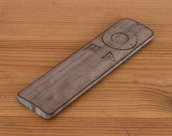 Wooden Apple TV Remote Case - iTV Remote Case in Walnut - Made from Real Wood!