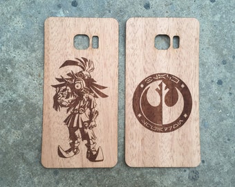 Custom Laser-Etching for Wooden iPhone Cases & Wraps - Wrap Your iPhone XS, iPhone XS Max, iPhone X, iPhone 8 etc in Custom Engraved Wood