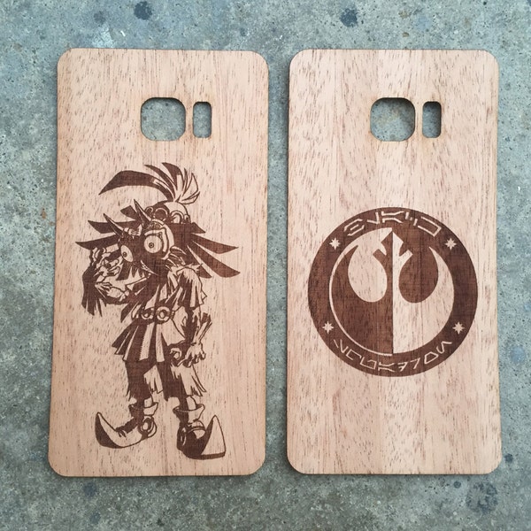 Custom Laser-Etching for Wooden iPhone Cases & Wraps - Wrap Your iPhone XS, iPhone XS Max, iPhone X, iPhone 8 etc in Custom Engraved Wood