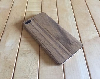 Teak iPhone 7+ Plus Smooth Wrap / Case - For iPhone 6S+ / 6+ - Wood iPhone Wrap