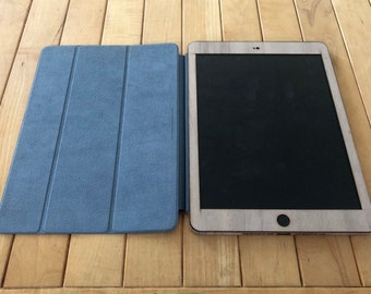 Walnoot iPad Case / iPad Cover, gemaakt van echt hout! Beschikbaar voor iPad 6e generatie 9.7 "iPad &ouder. Maatwerk beschikbaar, in bamboe, walnoot