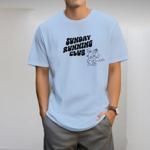 Sunday Running Club, Run Club Tshirt for Runners, Run Club Tshirt, Motivational Run Tee, Running Female and Male