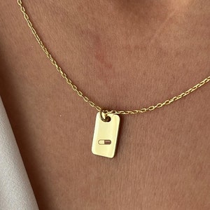 Pill Necklace • 14K Gold Plated • Fun Jewelry • Gift for Her • Jewelry for Vitamin Lover • Pill Pendant • Cute Bold Gift for Her
