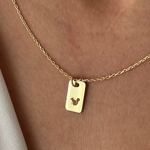 Squirrel Necklace • 14K Gold Plated • Forest Animal Jewelry • Gift for Chipmunk Lover • Jewelry for Fall • Gift for Daughter • Cute Gifts