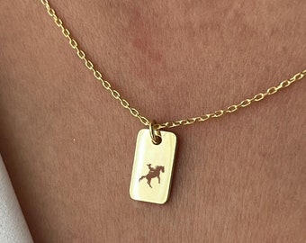 14K Gold Plated Cowgirl Necklace: Western Jewelry Gift