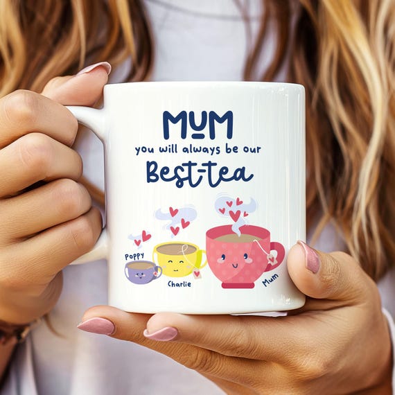 Personalized Mum Mug: Best-Tea Funny Gift for Mother's Day