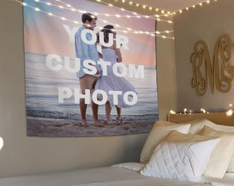 Custom Tapestry from Photo, Custom Wall Decor, Tapestry Wallhanging, Custom Backdrop, Custom Tapestry Gift, Personalized Wall Hanging