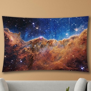 Nebula Galaxy Tapestry, Universe Tapestry, Cosmic Cliffs Wall Hanging, Galaxy Backdrop, Outer Space Wall Art, Galaxy Room Decor